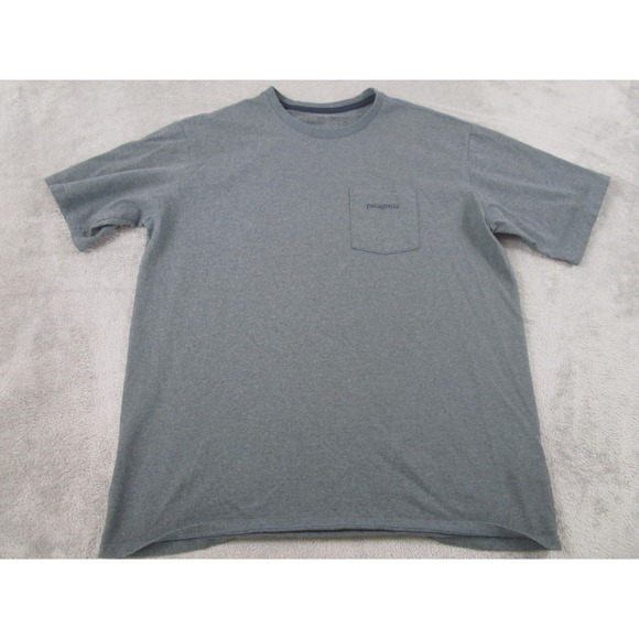 Patagonia Other - Patagonia Shirt Mens Medium Green Crew Neck Short Sleeve Outdoor